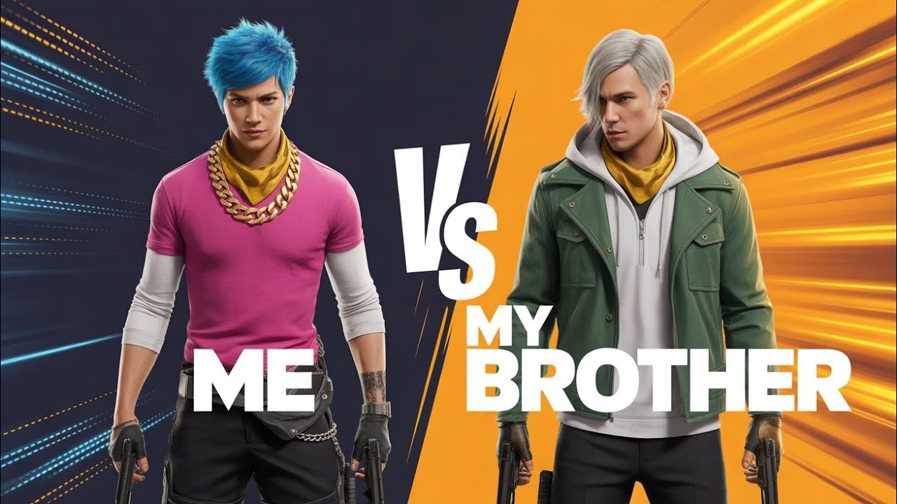 Me Vs My Brother 1 VS 1 CUSTOM... Impossible hand come game play 🎮 ️ ...