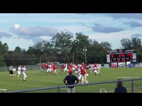 Chase Hart leading receiver over DB head