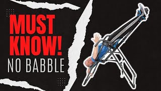 INVERSION TABLE; 10 Must Know Steps FOR SAFE Use & Stop Pain