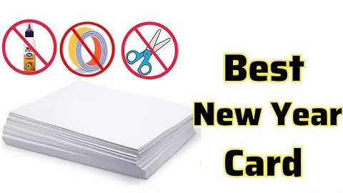 Best happy new year card for school competition 2026 / new year crafts / new year greeting card💞