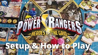 Power Rangers Heroes of the Grid Setup and How to Play