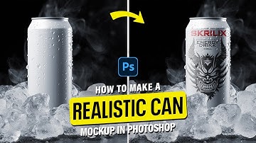 How To Make a Realistic Can Mockup in Photoshop | Photoshop Tutorial 2025 | Am Graphix