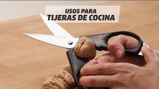 Tijeras de Cocina con Tapa Acero Inoxidable Tijeras para Pollo Pescado  Afilado 