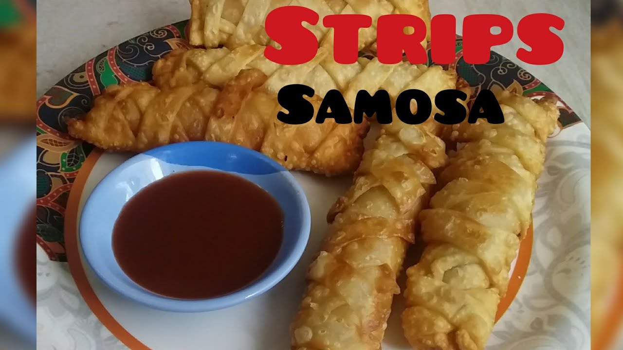 STRIPS SAMOSA/EASY SAMOSA RECIPE /SHALA'S RECIPES. YouTube