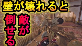 【R6S】ACEを防衛側で使える技!?壁が壊れた瞬間倒せる技 体全身プロゲーマー【レインボーシックスシージ】