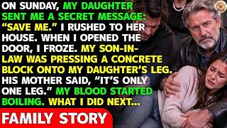 My Son-In-Law Pressed A Concrete Block Onto My Daughter's Leg-His Mother Said It's Just One Leg So I