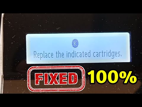 How to Fix Replace the indicated cartridges on hp Printer M404dn error