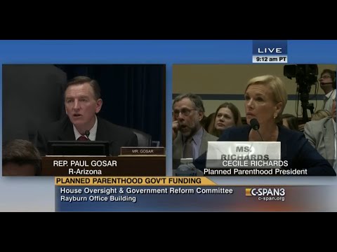 Rep. Paul Gosar Investigating Planned Parenthood