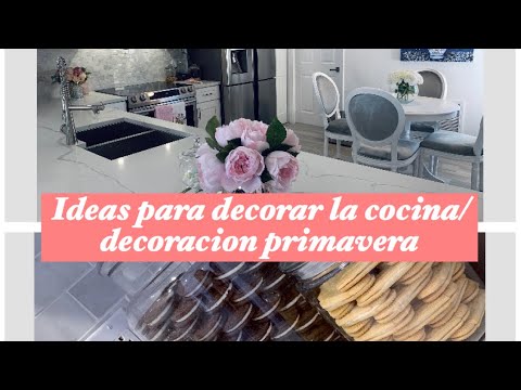 Ideas para decorar la cocina /decoracion primavera /decora conmigo