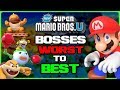 Ranking Every New Super Mario Bros U Boss!