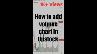 How to Add Volume Chart In Upstox | Volume chart | Stock market #upstox#stockmarket  #volume screenshot 2