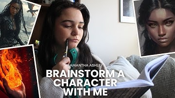 brainstorm a character with me - how to create characters for a novel