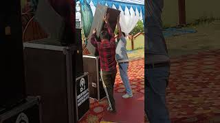 Jay bhole nath DJ setup vibration bass puch #dj #djbass #sarzendjsong #soundmixing #brotherworkvlogs