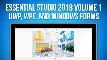 Essential Studio for UWP, WPF, and Windows Forms (2018 Volume One)