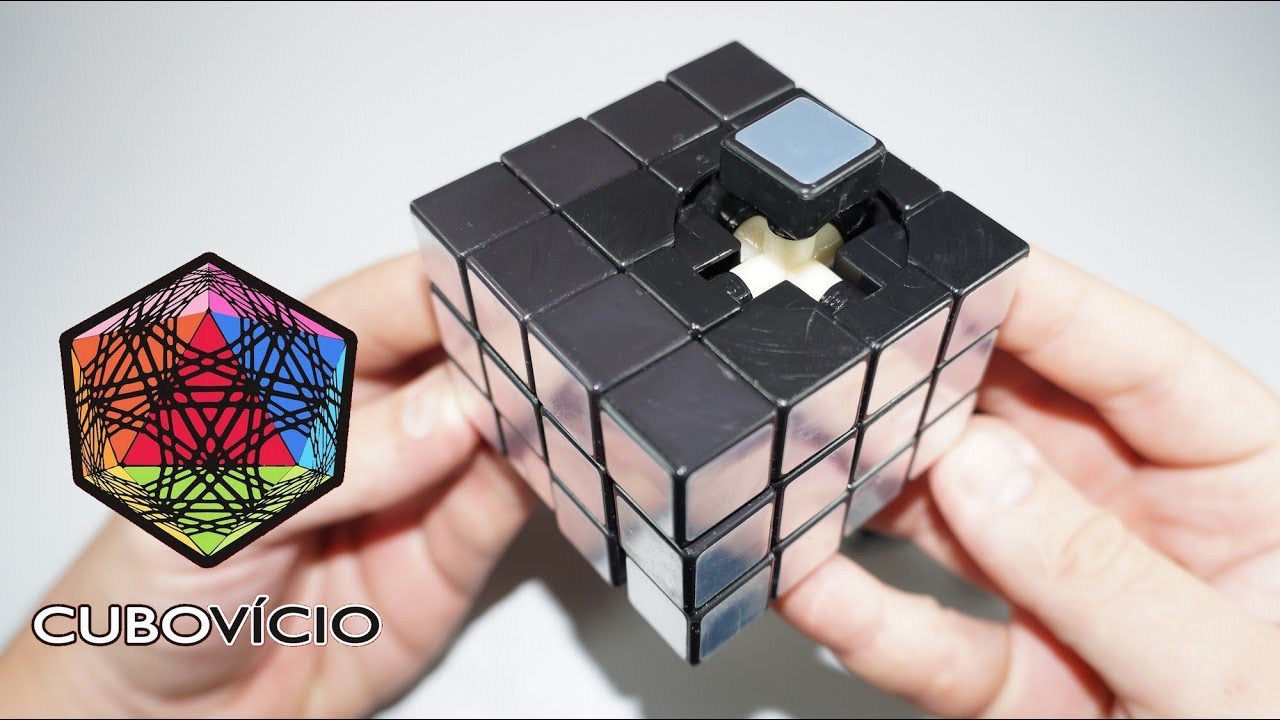 Cubo Mágico 4x4x4 Mirror Blocks Solução Dupla