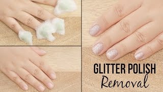 How To Easily Remove Glitter Nail Polish