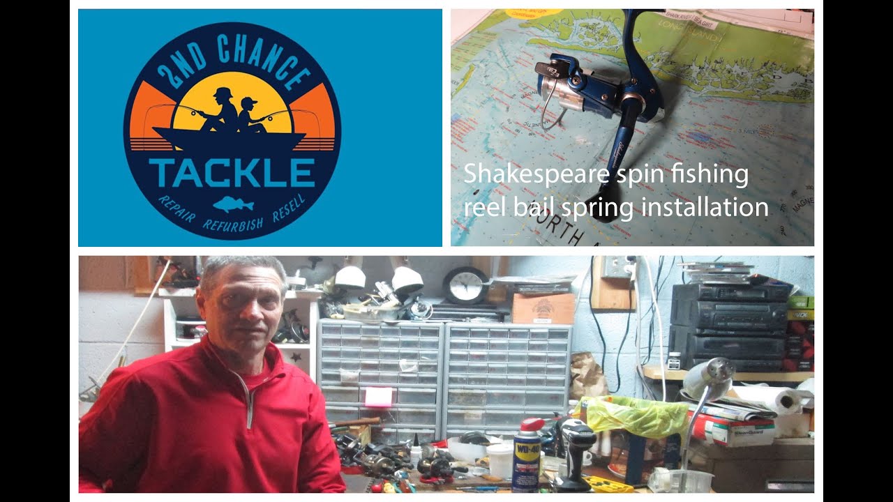 How to reset the bail spring and E Z cast lever on a Shakespeare spin