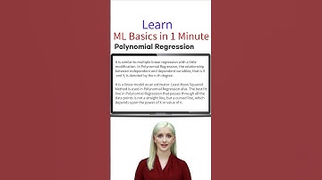 Learn ML basics in 1 Minute | Polynomial Regression