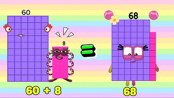 ADDITION OF NUMBERBLOCKS RANDOM GIANT NUMBERS | ADD BIG NUMBERS | LEARN TO COUNT| hello george
