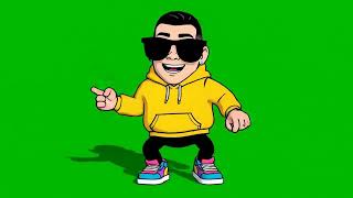 Funny Cartoon Dance Character Green Screen Meme Overlay For Reactions & Edits No Copyright Et