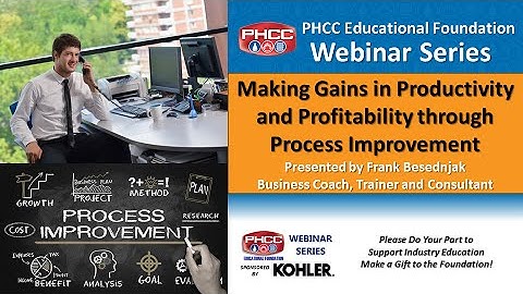 Making Gains in Productivity and Profitability through Process Improvement