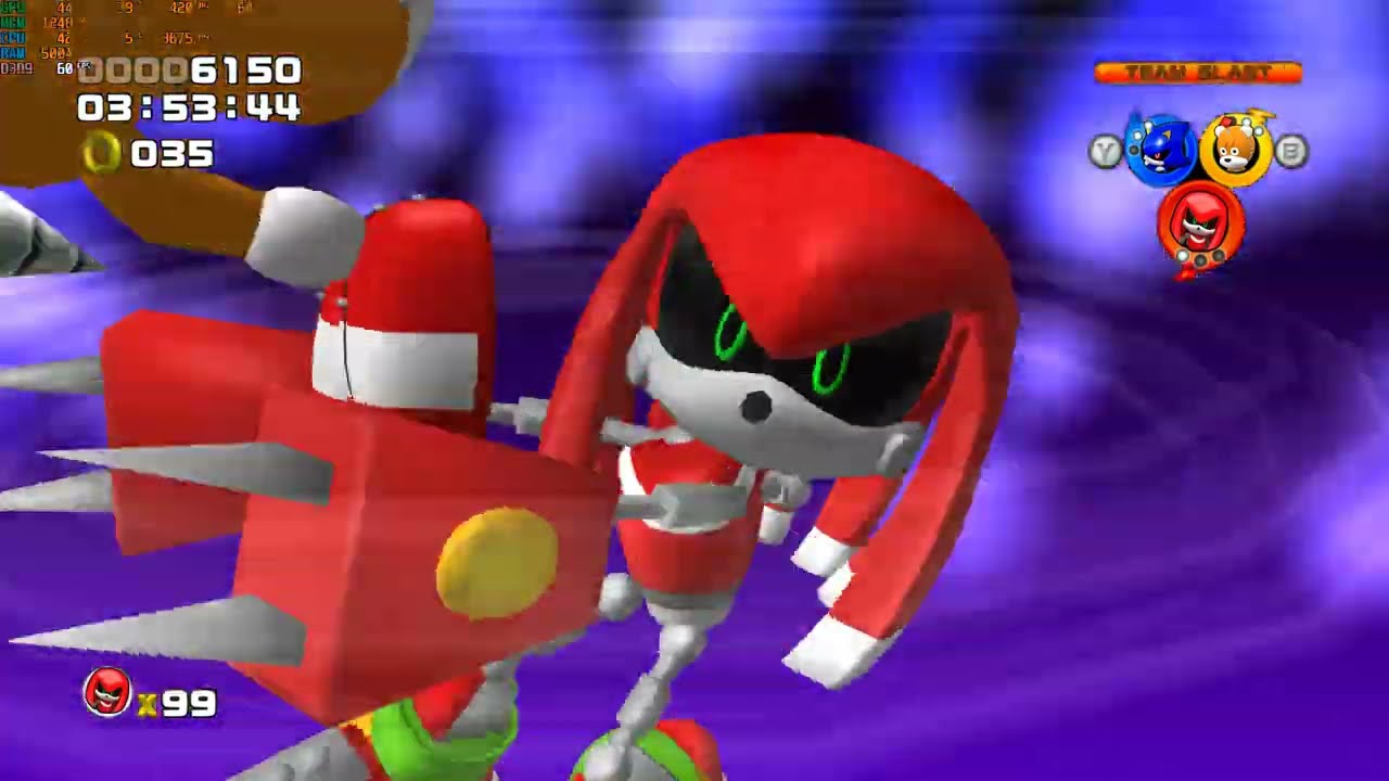 Sonic Heroes Reloaded Mod: Frog Forest - Team Metal+HD Textures+Widescreen 1080p 