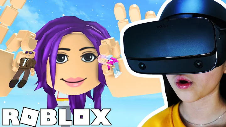 Kate enters a Roblox VR World!