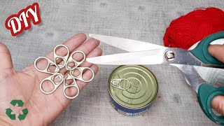 An incredible idea with can opener rings🔥/DIY Easy and inexpensive recycling👌