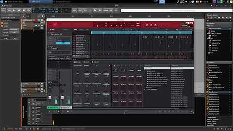 Ubuntu Studio. AKAI Professional - MPC Software 2.5.0 in Bitwig Studio and STANDALONE.