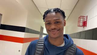 Interview: Demaree Collins chats after Skyview&#39;s 41-38 win over Skyview