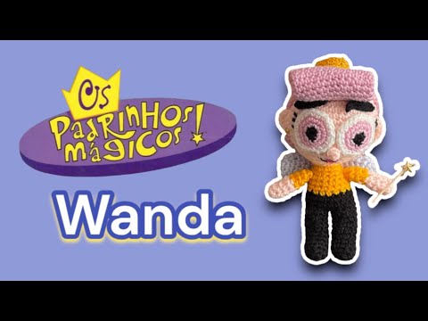 Wanda #lospadrinosmagicos #amigurumi paso a paso tutorial #crochet subtítulos