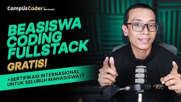 Mengundang seluruh mahasiswa IT ikutan BEASISWA & SERTIFIKASI CampusCoder! 🤩