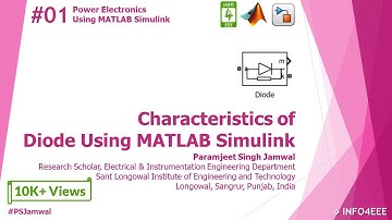 Characteristics of Diode Using MATLAB Simulink #01 | Power Electronics
