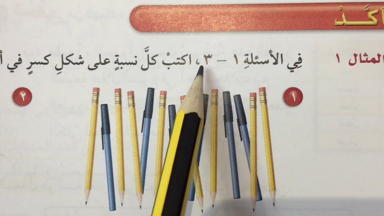 النسبة والمعدل - رياضيات الصف السادس الفصل الدراسي الثاني