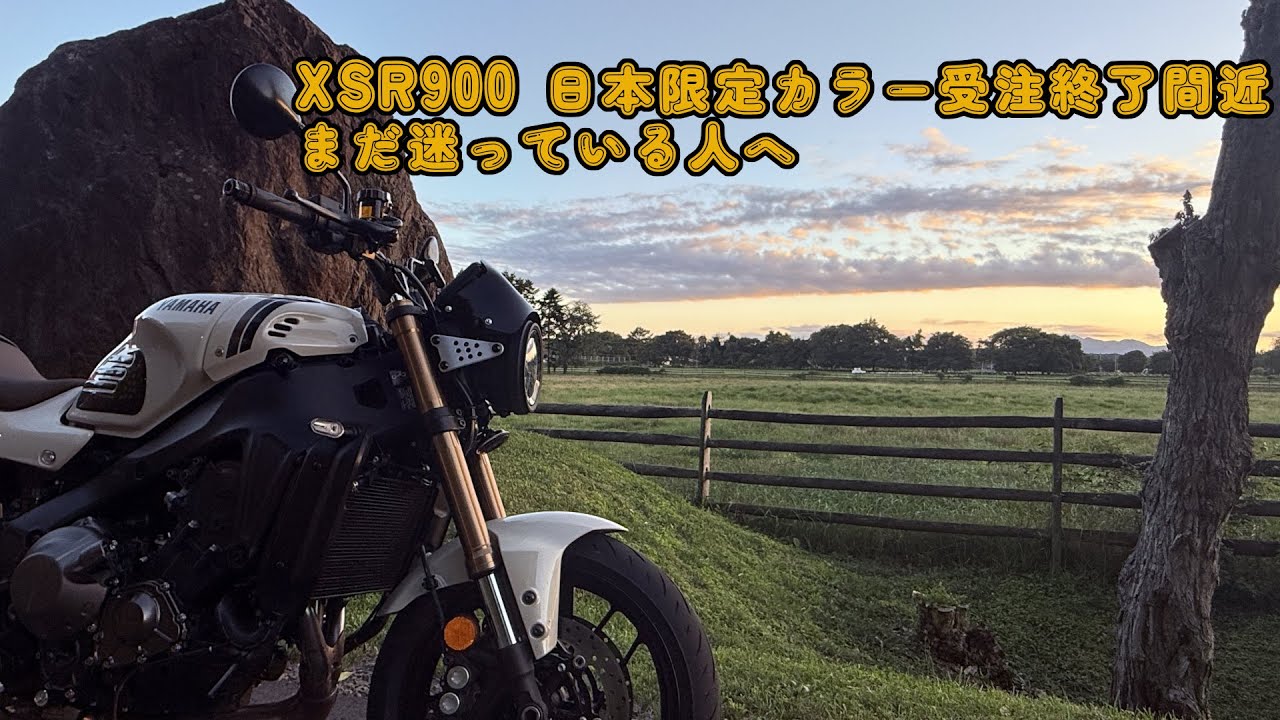 XSR900日本限定カラー受注終了間近、まだ迷っている人へ