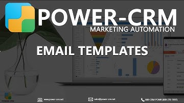 Power CRM Marketing Automation   Email Templates