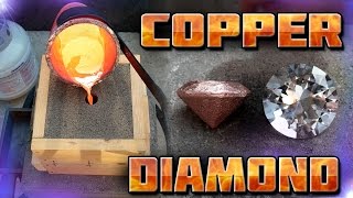 &quot;No Music&quot; Making Diamond Shaped Paperweight From Copper