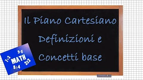 Come si definisce un piano cartesiano?