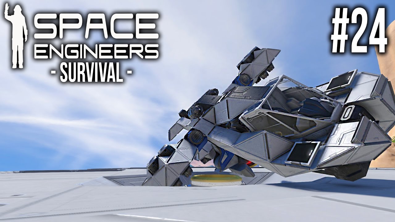 Space Engineers - SURVIVAL - Ep 24 - CAPTAIN DANGER! - YouTube