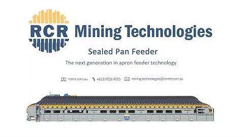RCR Mining Technologies - Sealed Pan Feeder