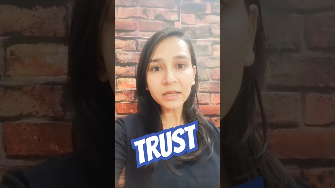 Trust your work & the people will trust you 