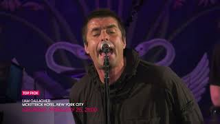Stingray Festival 4K | February 2023 | Liam Gallagher
February 25, 21:00 – Liam Gallagher
After leading iconic British rock band Oasis for nearly two decades, Manchester-born singer Liam Gallagher launched his solo career in 2016. He played his first ever U.S. solo show on July 28th of 2017 at Manhattans McKittrick Hotel in New York City. The rather small venue is known to host the immersive theater experience Sleep No More, and its limited capacities made for an intense and intimate concert experience. In a 75-minute long show featuring thirteen songs, Gallagher performed tracks of his 2017 debut album As You Were, next to a list of Oasis fan favorites. Shot in phenomenally sharp 4K, this recording offers viewers the unique opportunity to become part of the audience of this secret session. Stingray Festival 4K | February 2023 | Liam Gallagher
