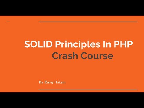 #SOLID Principles in PHP Crash Course intro  [Arabic]  lesson 1 of 7