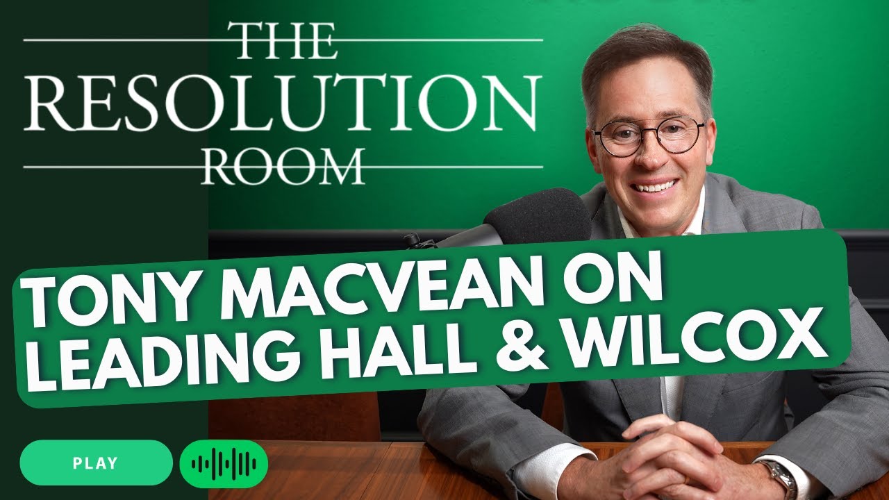 Stay True, Be Remarkable: Tony Macvean on Leading Hall and Wilcox