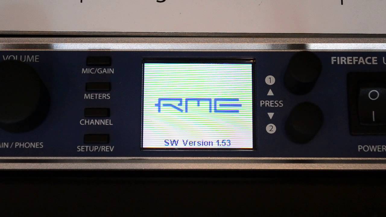 Fireface UFX  CCモードとマイクの設定