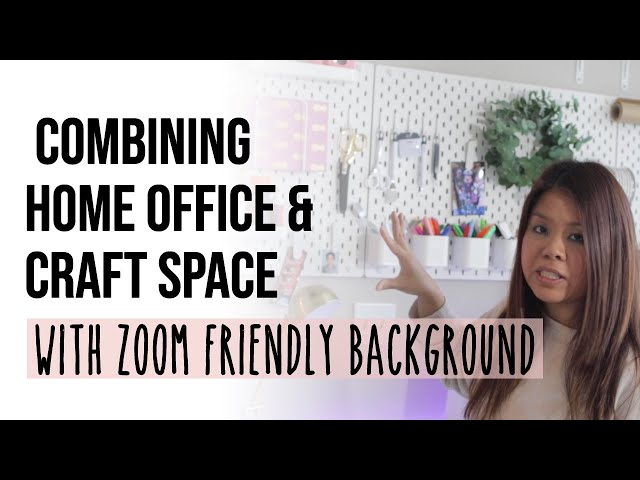 Home Office TRANSFORMATION + Craft Station!