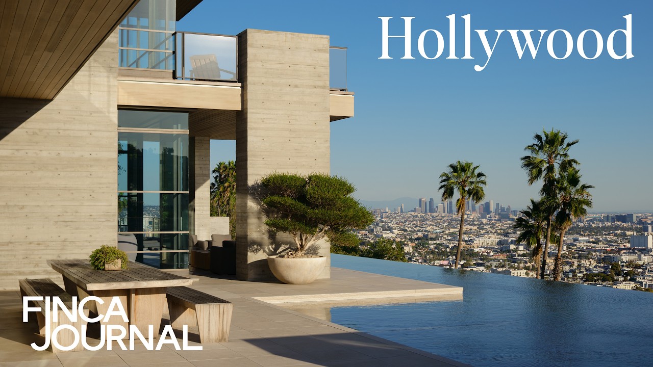 Inside a Hollywood Hills Mansion with Unreal City Views