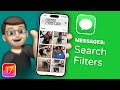 Quickly Locate what you need with iMessage Search Filters on iOS 17
