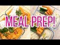 Weekly Meal Prep! 🍇 Chicken Curry Bowls, Hummus Bento Boxes, Egg Bites + More!