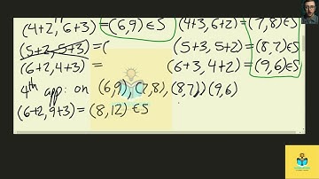 [Math] Let be the subset of the set of ordered pairs of integers defined recursively by Basis step:
